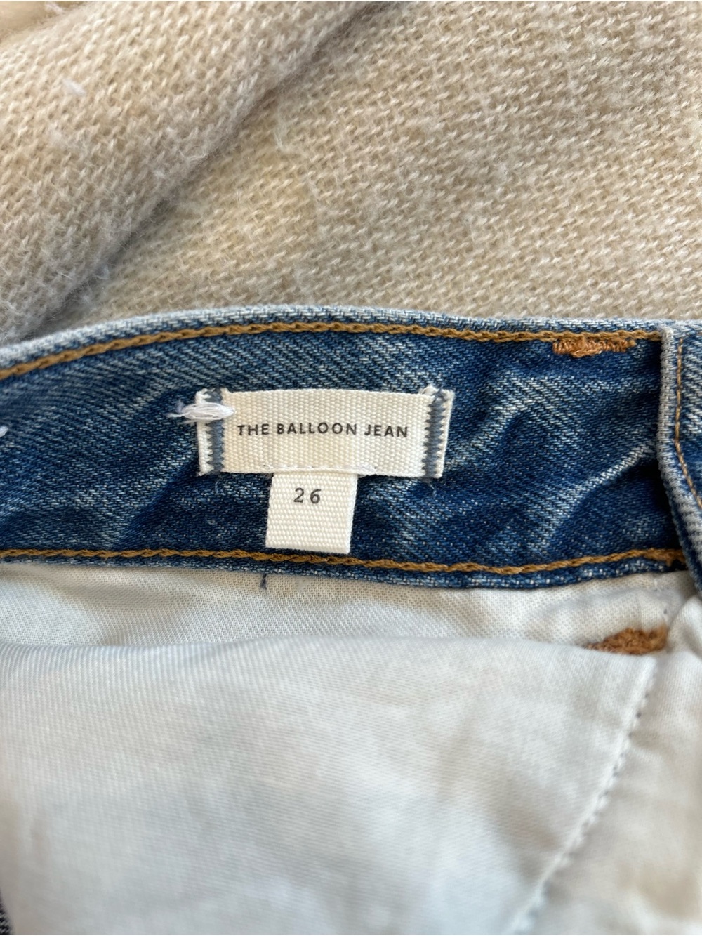 MADEWELL - The Ballon Medium Wash Jeans Size 26 - Picture 10 of 15